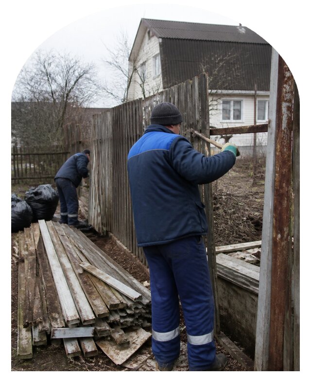 Демонтаж забора в Георгиевске по цене от 4638 р. | Метпроект-Грг