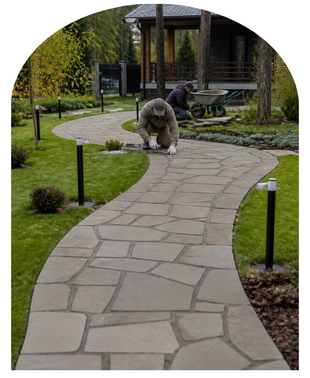 Дорожки из плитняка в Георгиевске по цене от 3607 р. | Метпроект-Грг